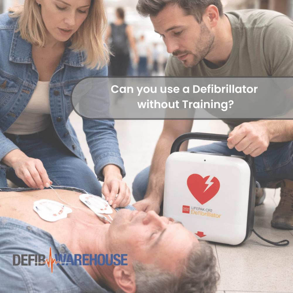 Can you use a defibrillator without training