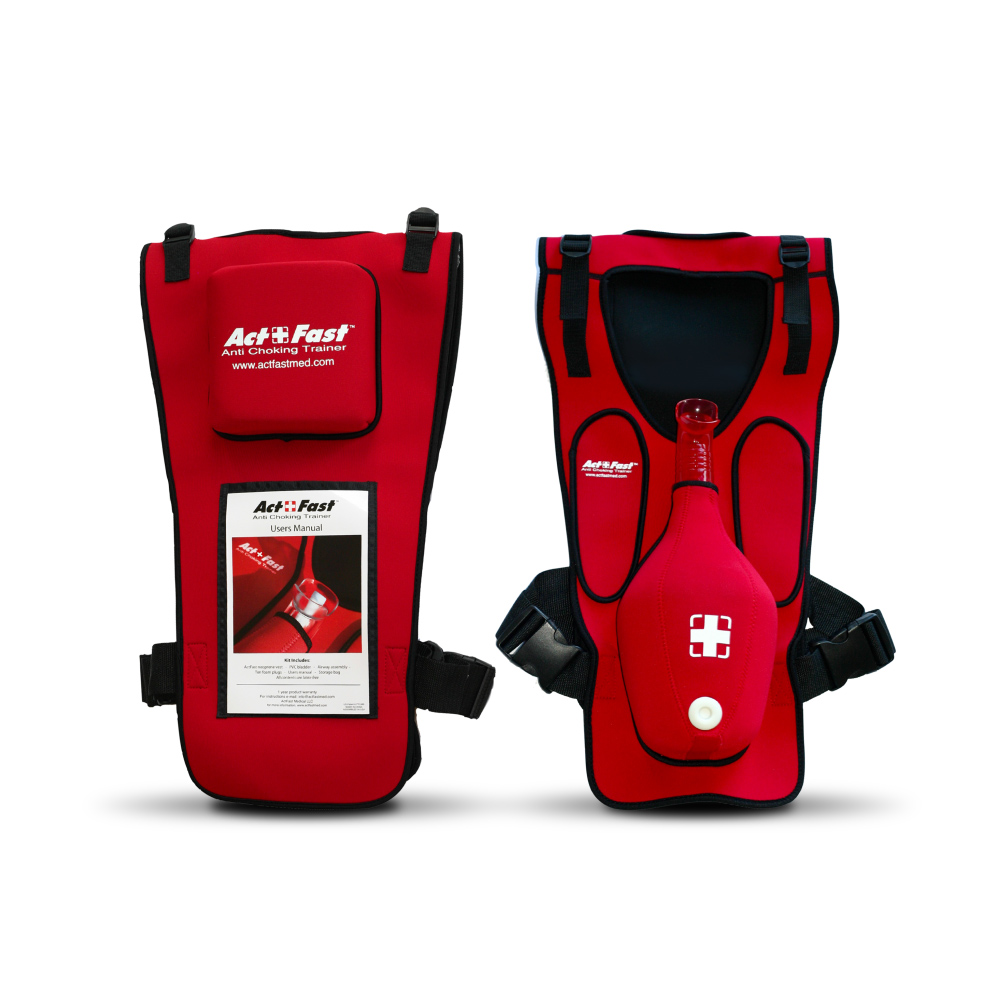 Actfast Anti-Choking Trainer Vest - DefibWarehouse - Wide range of  defibrillators