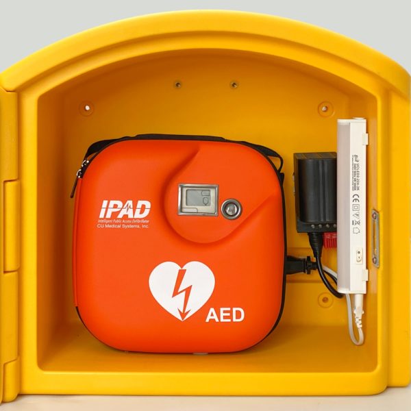 iPAD SP1 Fully-Auto Defibrillator & AED Protect Outdoor Locked Package