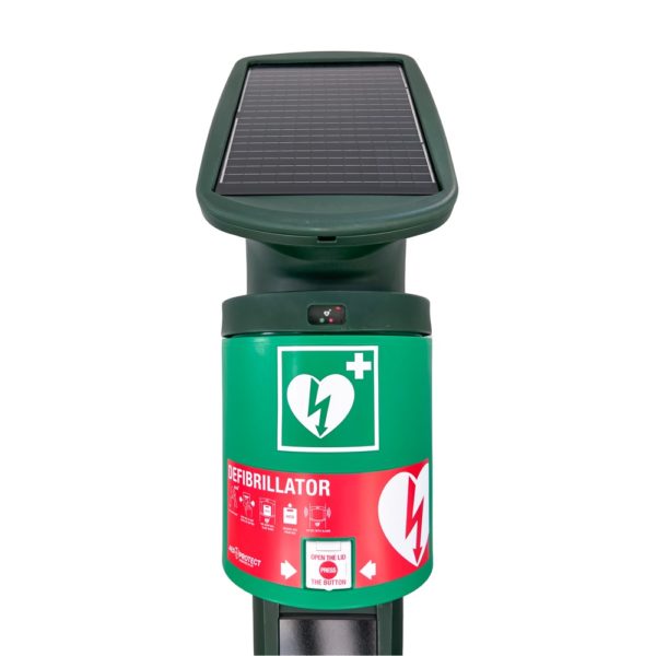 AED Protect Solar Powered Outdoor Defibrillator Cabinet