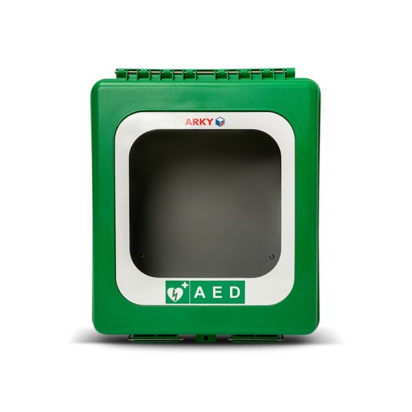 ARKY Outdoor AED Cabinet c/w Heating & Alarm Vertical