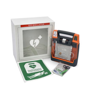 Cardiac Science Powerheart G3 Elite Fully Automatic Defibrillator Indoor Package