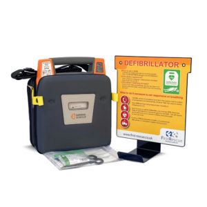 Cardiac Science Powerheart G3 Elite Fully Auto Defibrillator with Carry Case & Wall Hanger Package