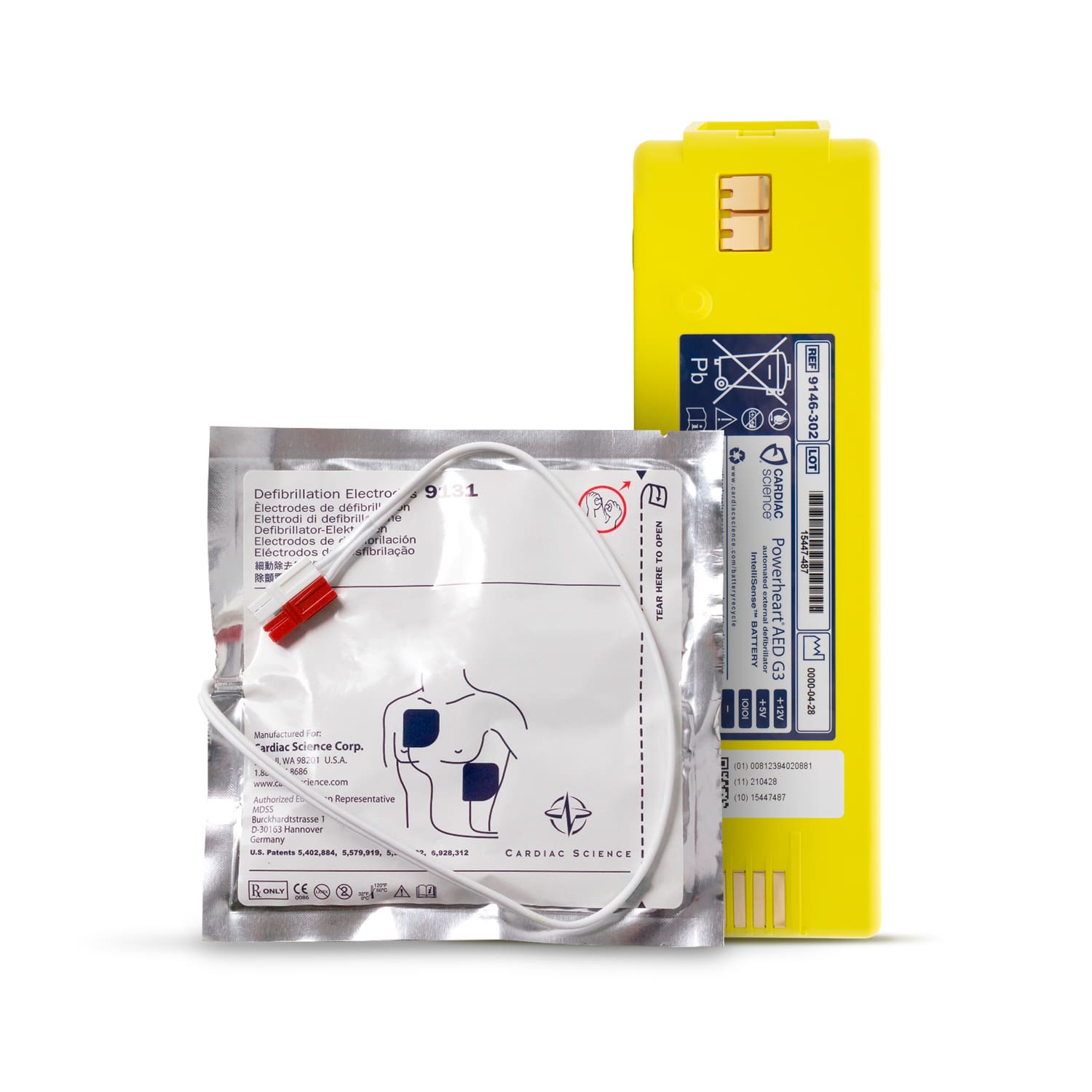 Cardiac Science G3 Adult Pads &Amp; Battery Bundle 1 Cardiac Science G3 Adult Pads & Battery Bundle