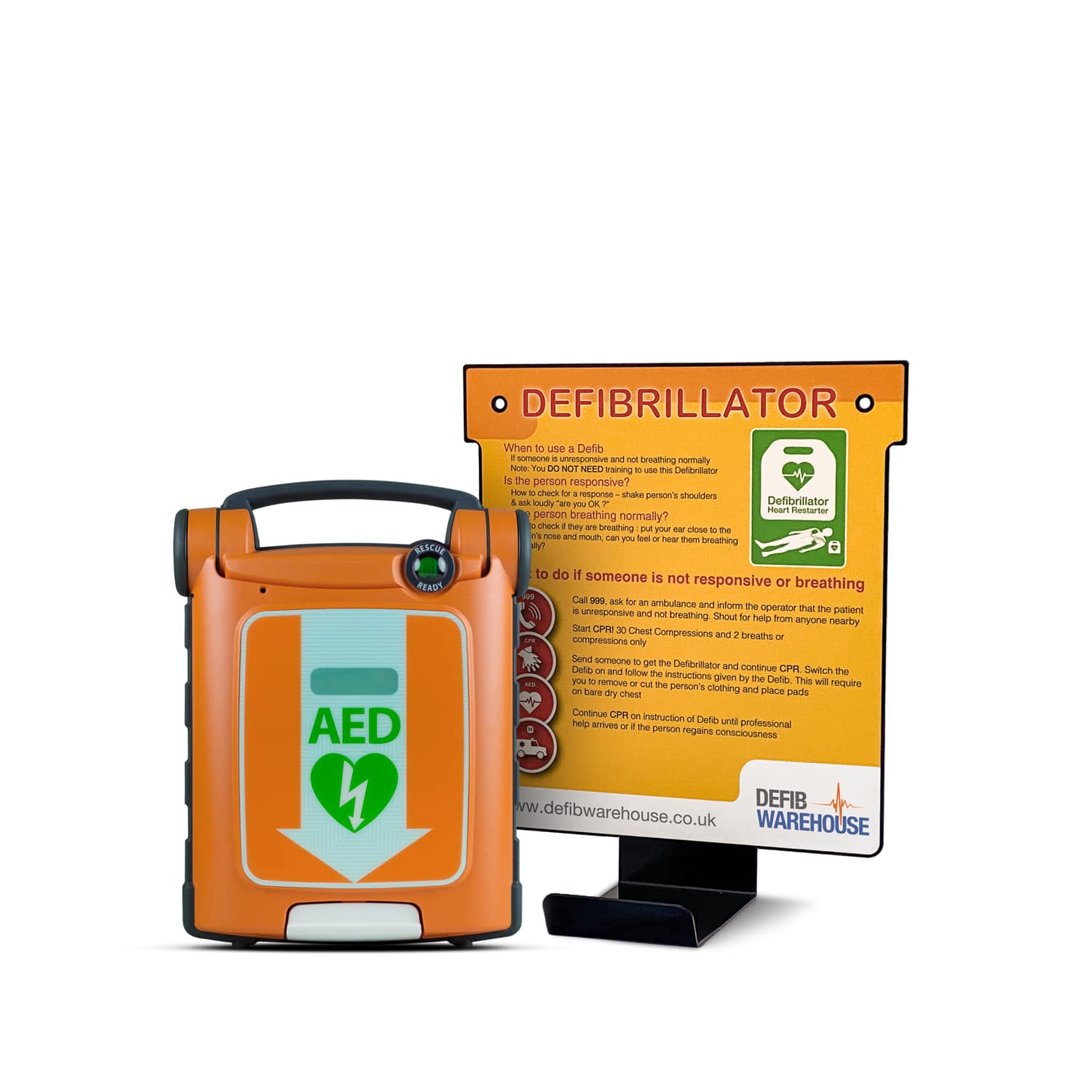 Cardiac Science Powerheart G5 Cprd Semi Automatic Aed &Amp; Wall Hanger Package 1 Cardiac Science Powerheart G5 CPRD Semi Automatic AED & Wall Hanger Package