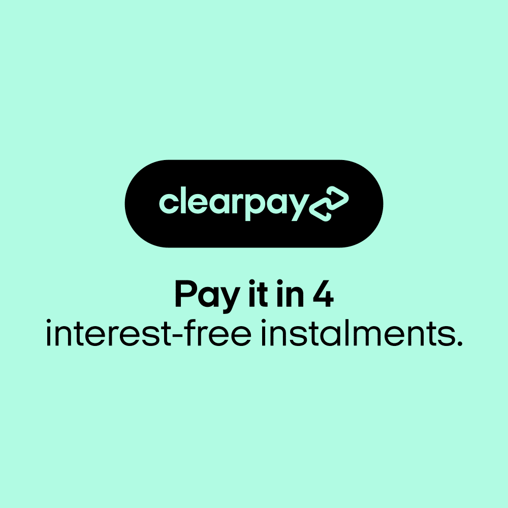 We’ve partnered with Clearpay so you can now pay in 4