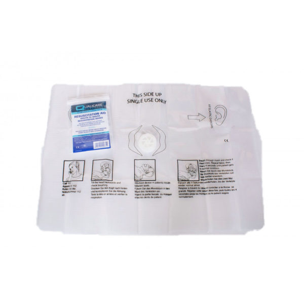 CPR Resuscitation Face Shield with One Way Valve 1