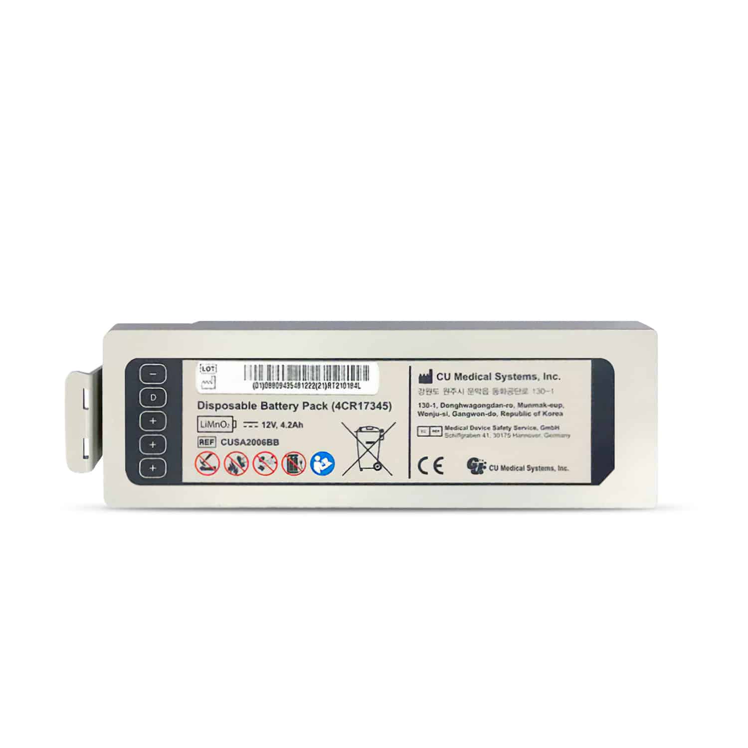 CU Medical Systems CU-SPR Li-ion Battery