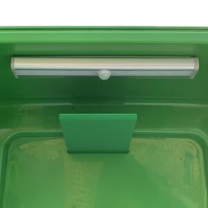 defibstore 4000 polycarbonate outdoor aed cabinet green