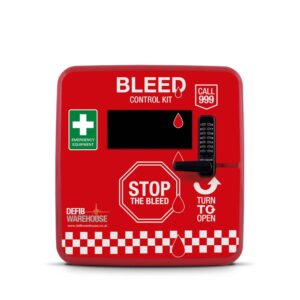 DefibStore Bleed Control Cabinet Locked