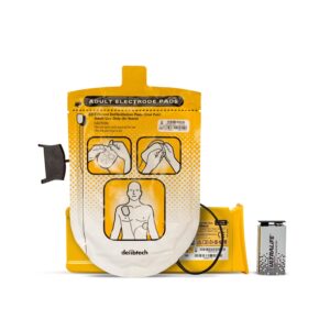 Defibtech Lifeline Adult Electrode Pads & Standard Battery Pack