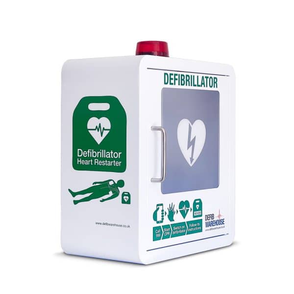 Defibwarehouse Indoor Defibrillator AED Cabinet Left