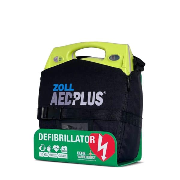 Defibwarehouse ZOLL AED Plus Fully Auto Indoor Package in Bracket