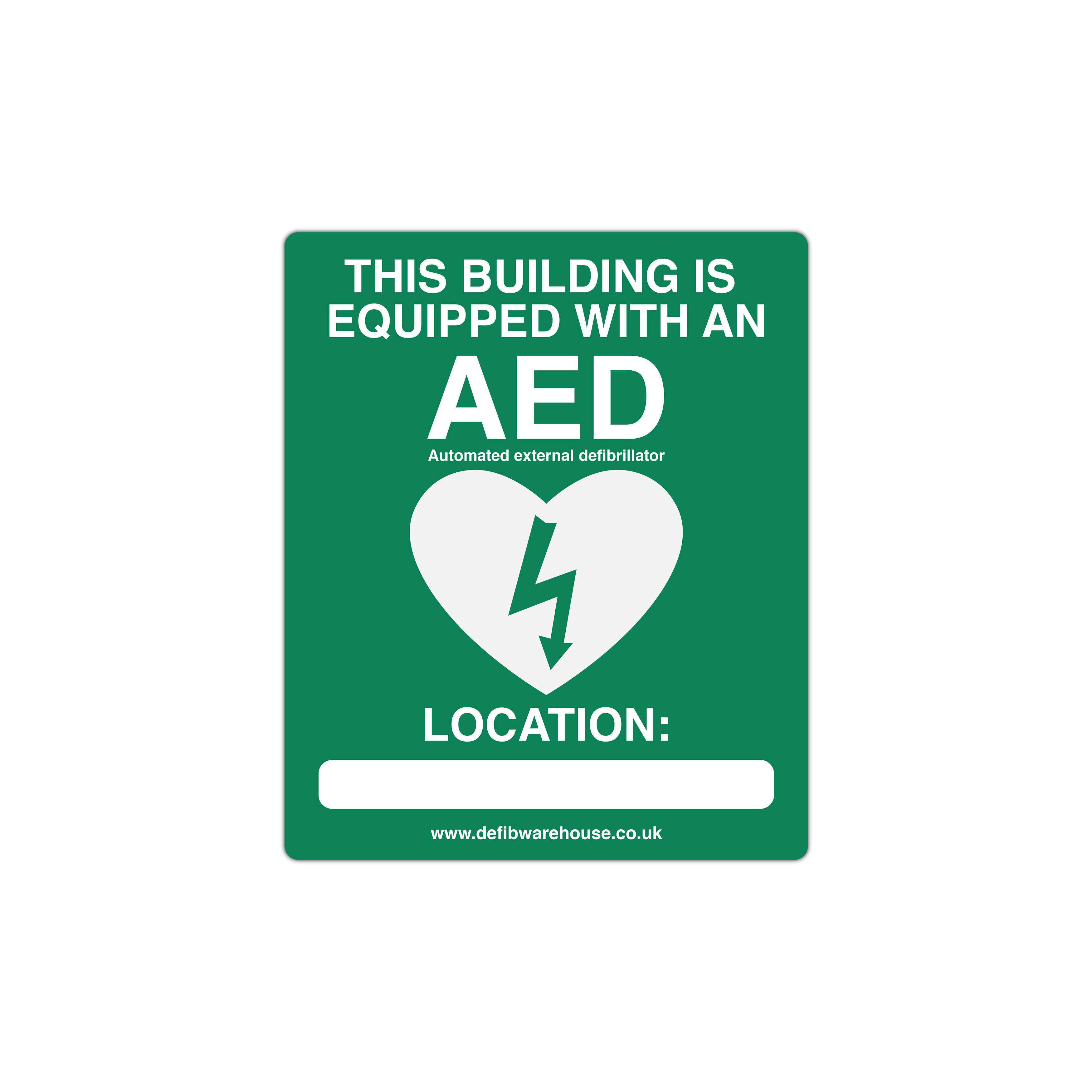 Aed Location Signs Free Printable
