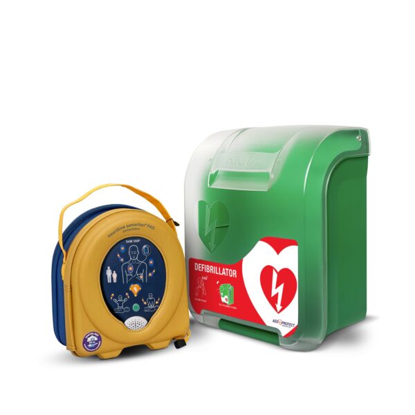 HeartSine Samaritan 350p and AED Protect Indoor Package Deal