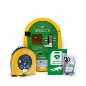 HeartSine Samaritan PAD 350P & Defibsafe 2 Locked Outdoor Package