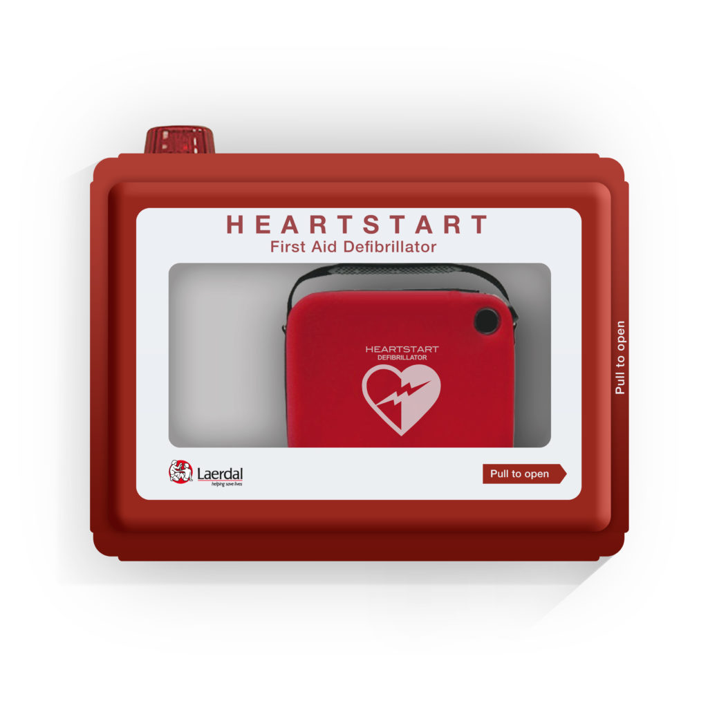 HeartStart AED Wall Box with Alarm DefibWarehouse Wide range of