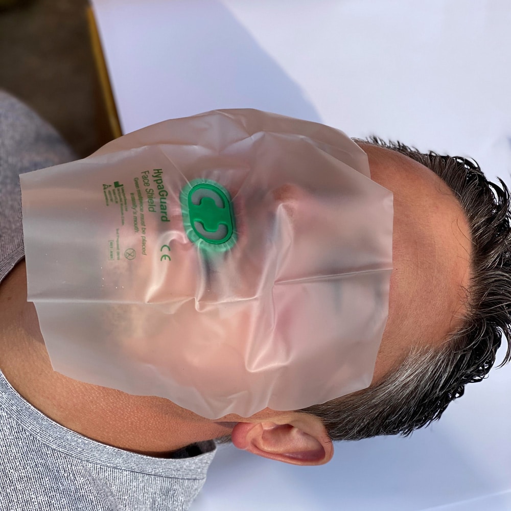 Hypaguard Resuscitation Face Shield 2 HypaGuard Resuscitation CPR Face Shield