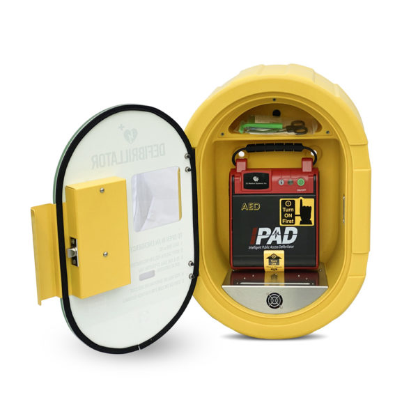I-PAD SAVER NF1201 Fully-Automatic Defibrillator Outdoor Package Open