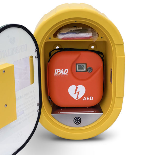 iPAD SP1 Fully-Automatic Defibrillator Outdoor Package inside