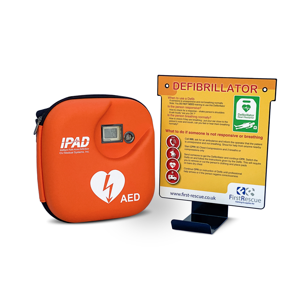 iPAD SP1 Fully-Automatic Defibrillator & Wall Hanger Package Deal