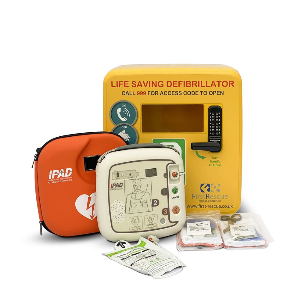 Ipad Sp1 Fully-Automatic Defibrillator &Amp; Defibstore 4000 Package Deal 1 iPAD SP1 Fully-Automatic Defibrillator & Defibstore 4000 Package Deal