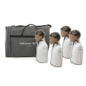 Laerdal Little Junior QCPR Manikin 4 Pack (Dark Skin)