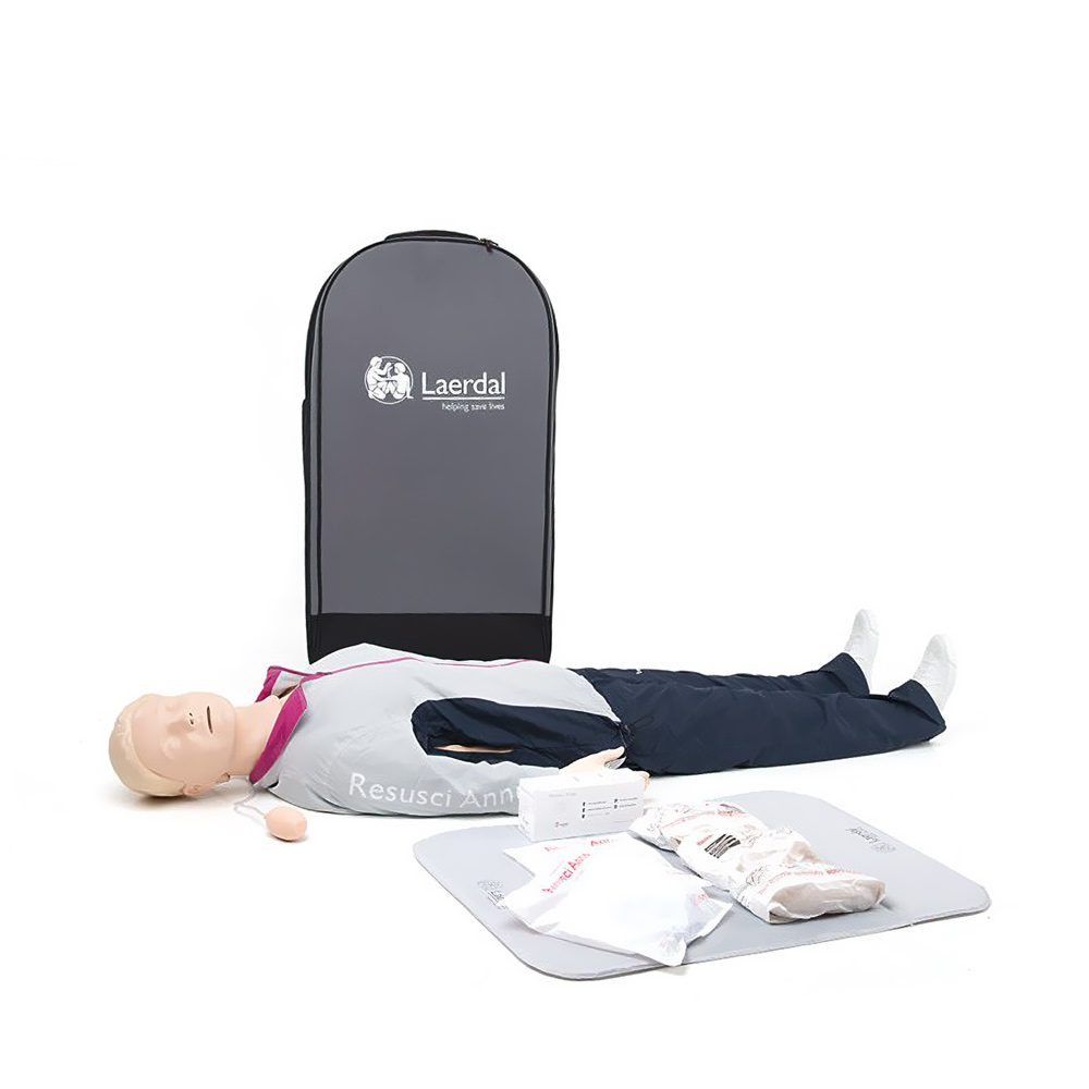 Laerdal Resusci Anne First Aid Full Body Manikin with Trolley Bag 170-01250