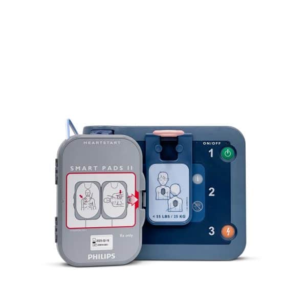 Philips HeartStart FRx Defibrillator with Carry Case & Child Key In