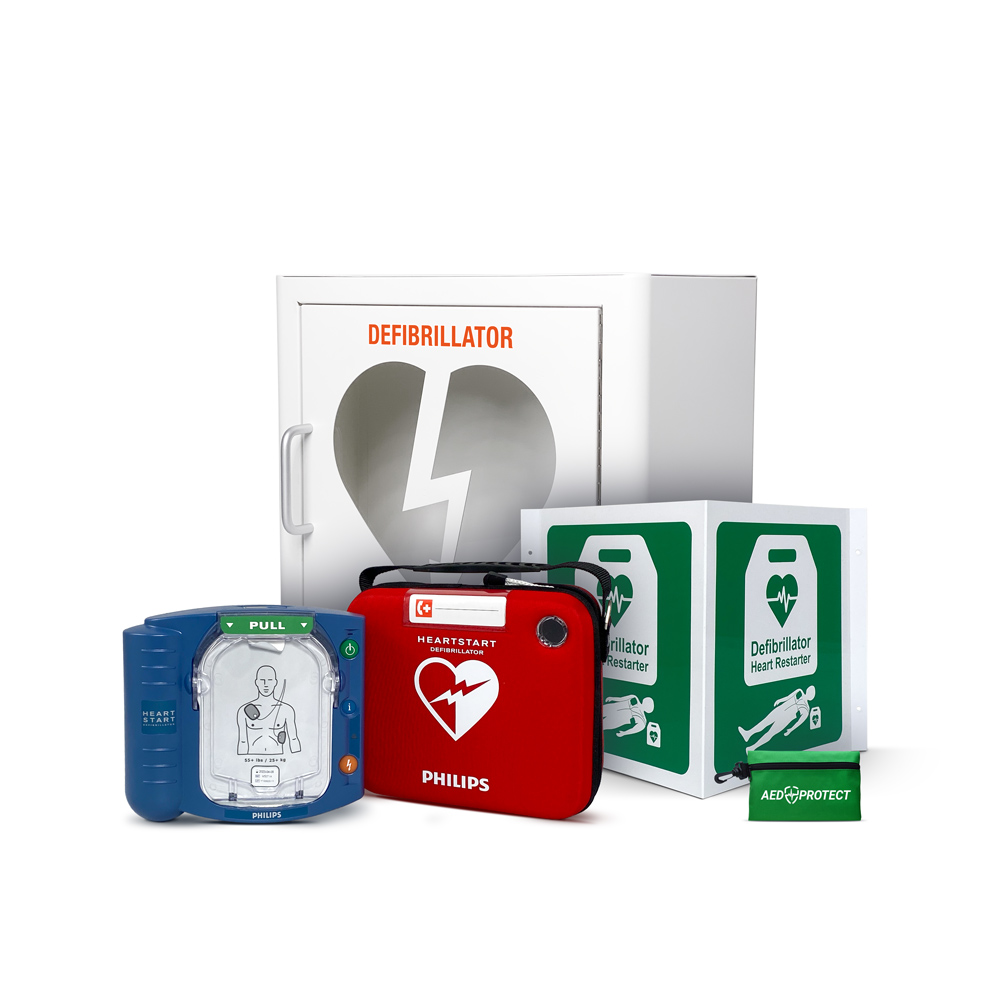 Philips HeartStart HS1 Indoor AED Package Deal