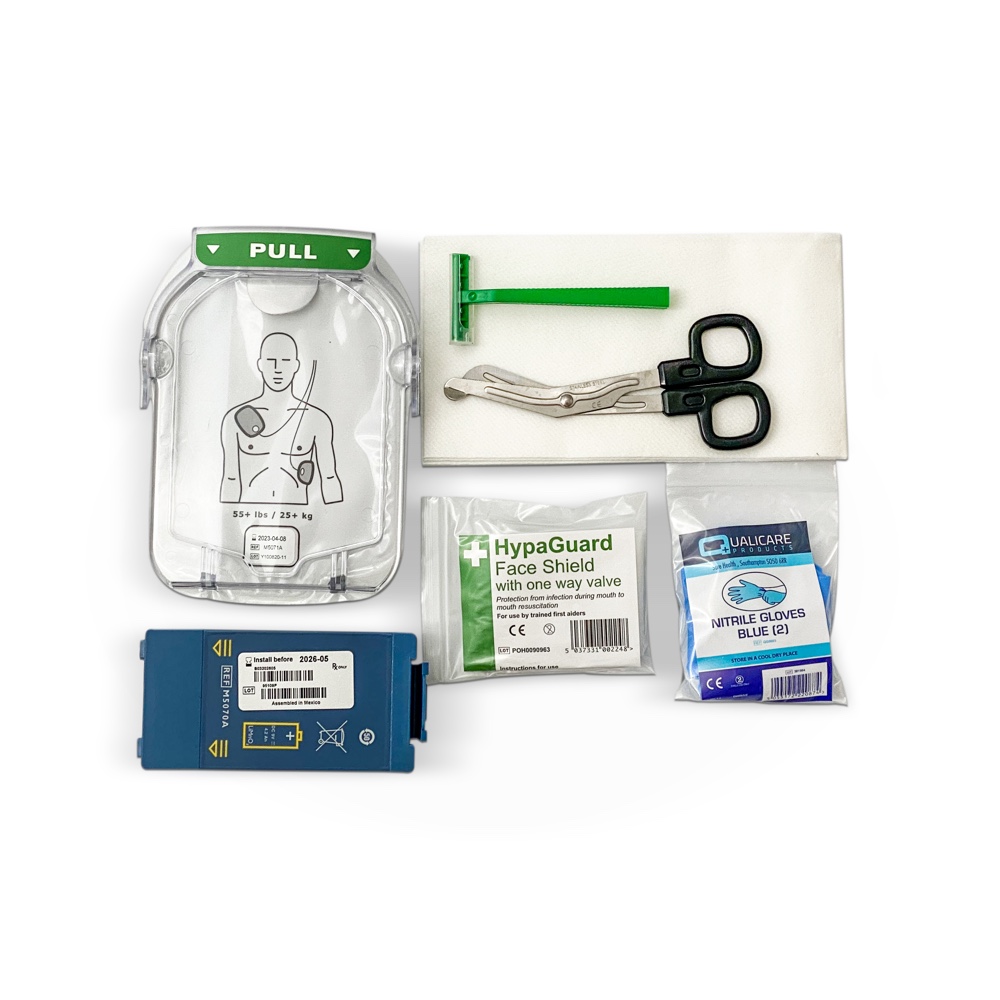 Philips HeartStart HS1 Pads and battery bundle