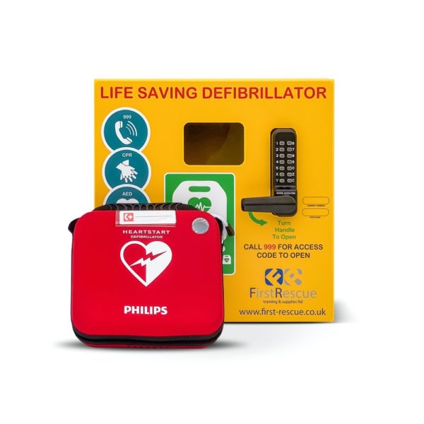 Philips HeartStart HS1 & Defib Store 1000 Locked AED Package