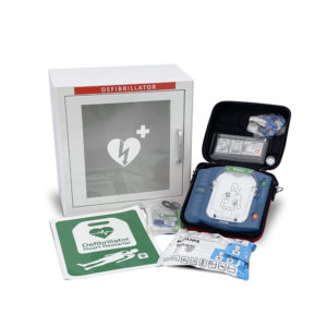 Philips HeartStart HS1 Defibrillator with Slim Carry Case Dentist Package