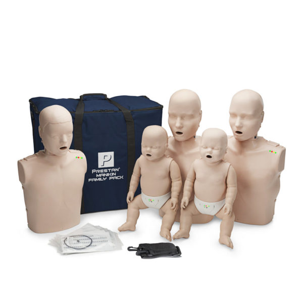 Prestan Family Pack of Manikins with CPR Monitor