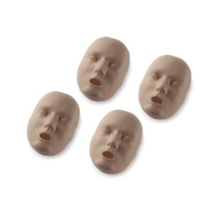 Prestan Professional Adult Face Skin (pack of 4 Dark Skin)
