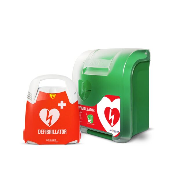 Schiller FRED PA-1 Fully-Auto and AED Protect Indoor Package Deal