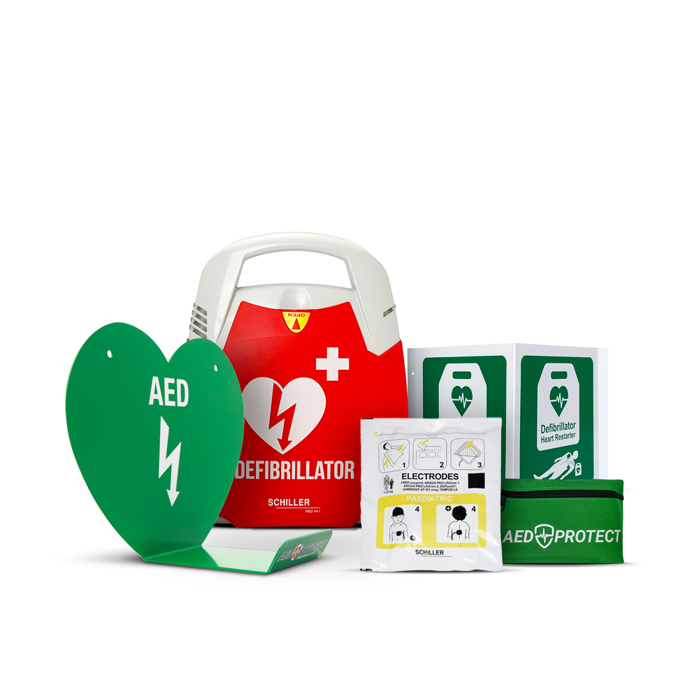Schiller FRED PA-1 Fully Auto Indoor Complete AED Package