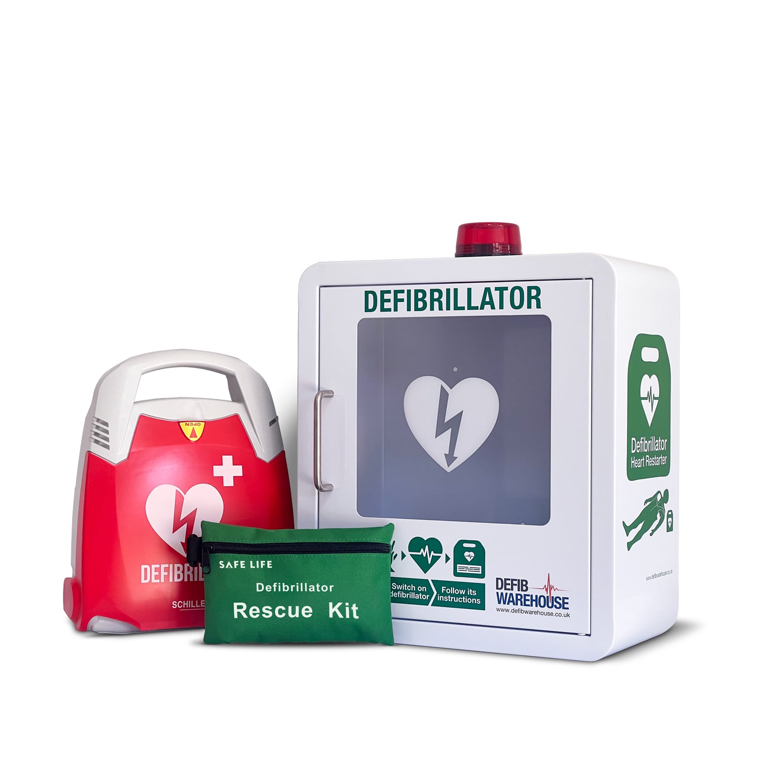 Schiller Fred Pa-1 Fully-Automatic Defibrillator Indoor Cabinet Package 1 Schiller FRED PA-1 Fully-Automatic Defibrillator Indoor Cabinet Package