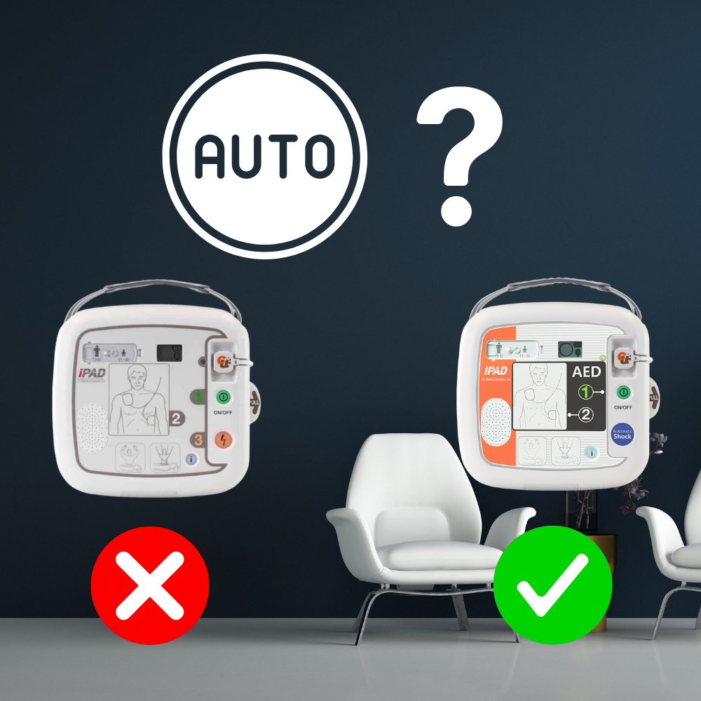 Two types of defibrillator