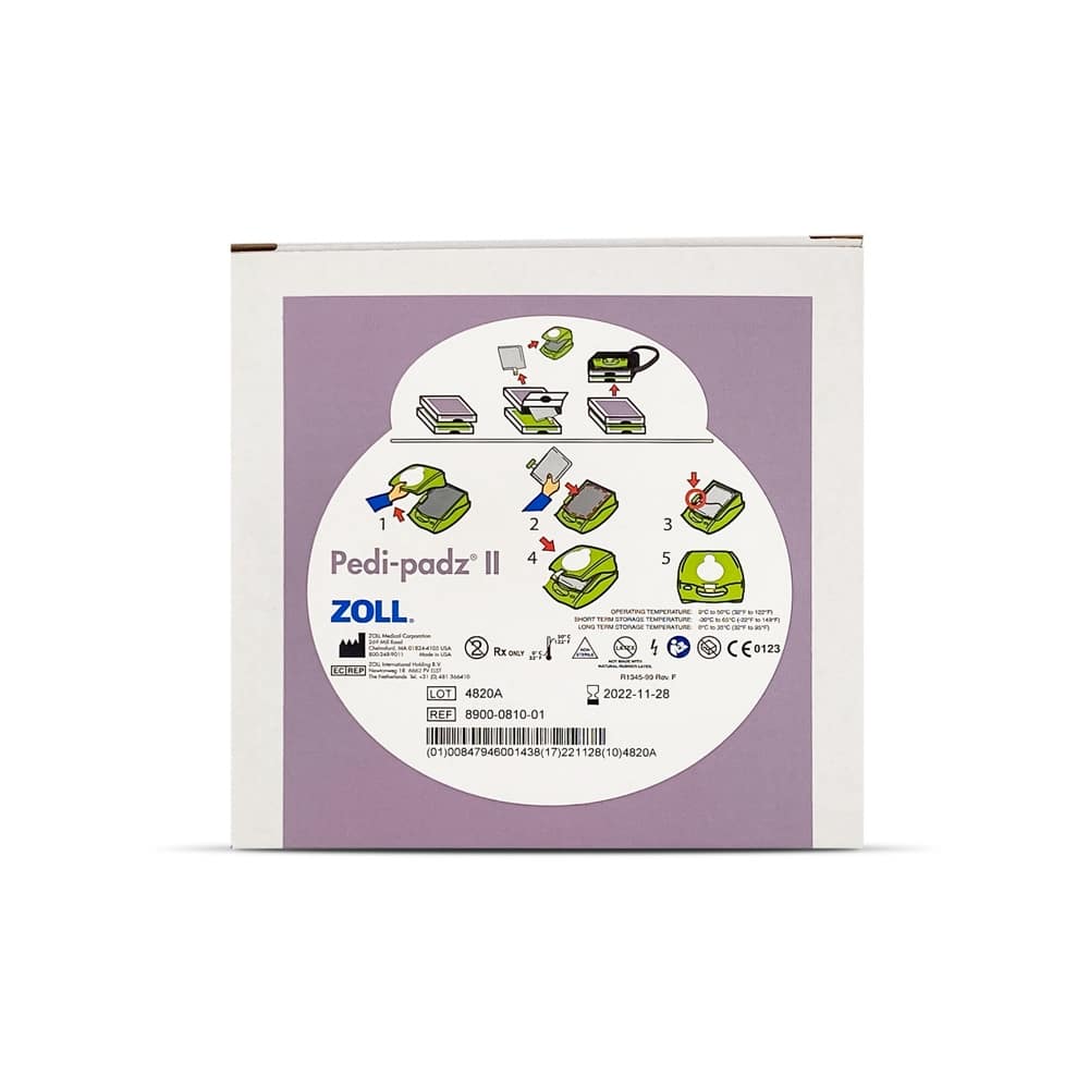 Zoll Pedi-Padz Ll (Paediatric) - Single 1 ZOLL Pedi-Padz ll (paediatric) - single